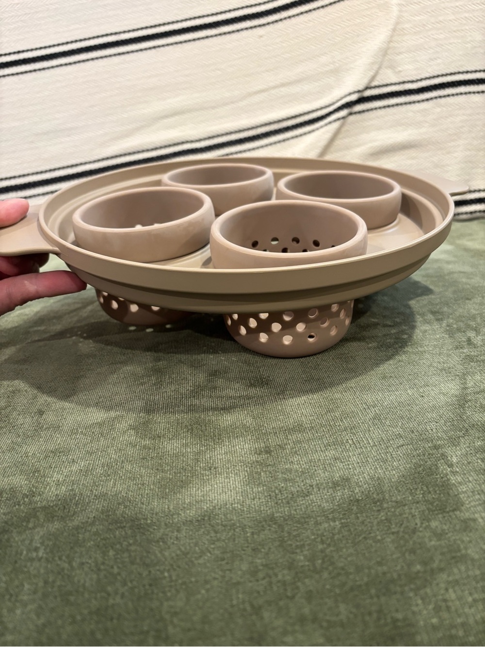 Our Place Egg Poacher in color of Steam - Picture 6 of 6